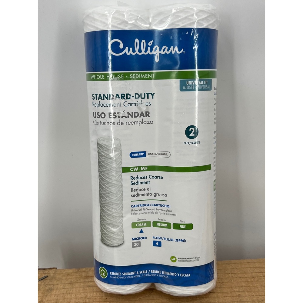 Culligan CW-MF Whole House‎ Sediment Water Filter Replacement Cartridge 2 Pack
